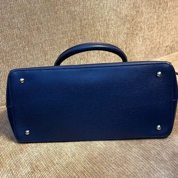 Lauren Ralph Lauren Navy Blue Newbury DoubleZip Shopper NWT